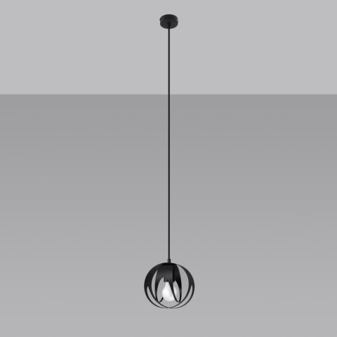Lampa wisząca TULOS 1 czarna Lampa wisząca TULOS 1 czarna