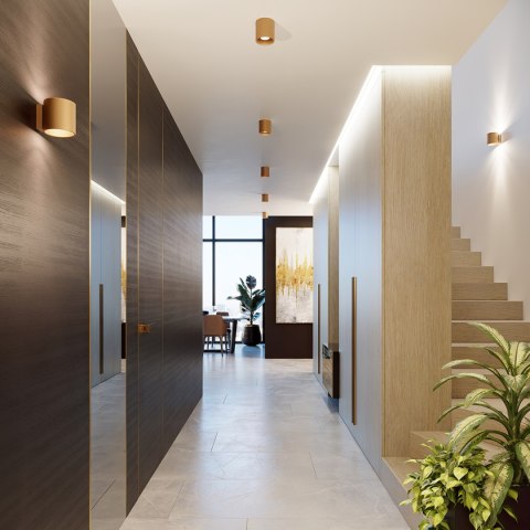 Plafon ORBIS 1 złoty Plafon ORBIS 1 złoty