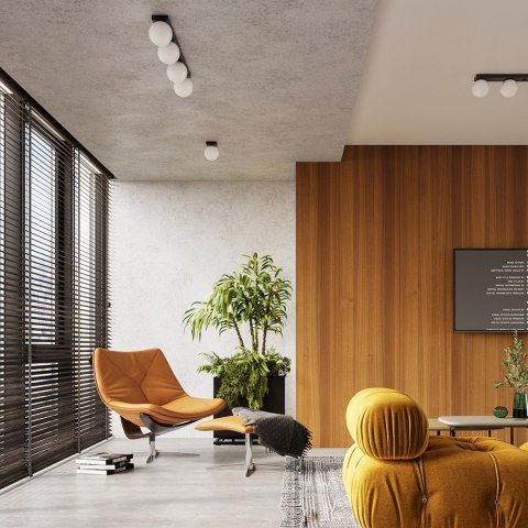 Plafon YOLI 3 czarny Plafon YOLI 3 czarny