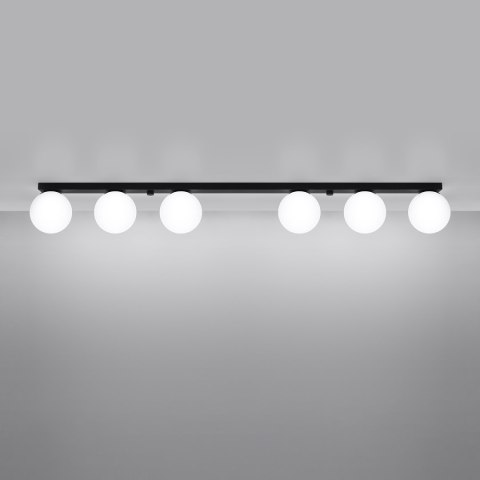 Plafon YOLI 6 czarny Plafon YOLI 6 czarny