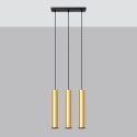 Lampa Wisząca LAGOS 3 złoty połysk Lampa Wisząca LAGOS 3 złoty połysk