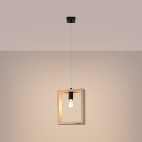 Lampa wisząca ARIES naturalne drewno Lampa wisząca ARIES naturalne drewno