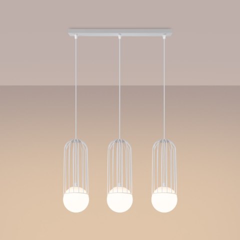 Lampa wisząca BRINA 3L biała