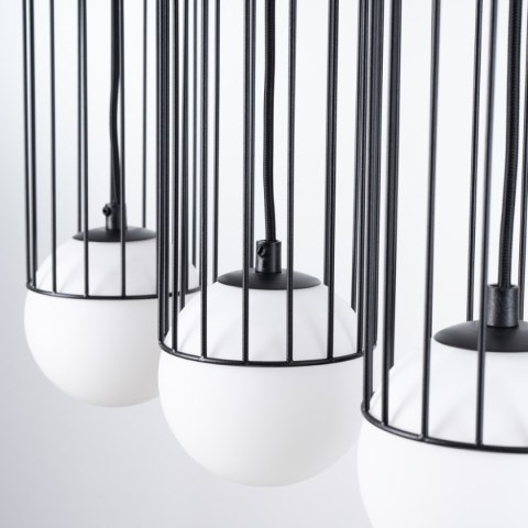 Lampa wisząca BRINA 3L czarna Lampa wisząca BRINA 3L czarna