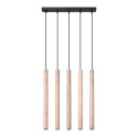 Lampa wisząca PASTELO 5L drewno Lampa wisząca PASTELO 5L drewno