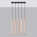 Lampa wisząca PASTELO 5L drewno Lampa wisząca PASTELO 5L drewno