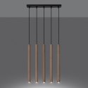 Lampa wisząca PASTELO 5L drewno Lampa wisząca PASTELO 5L drewno