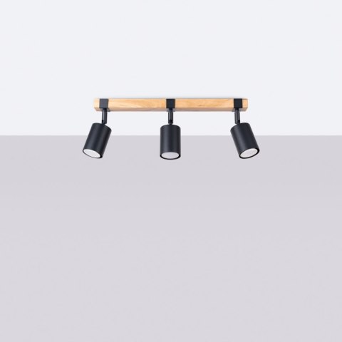 Plafon FAGER 3 czarny Plafon FAGER 3 czarny