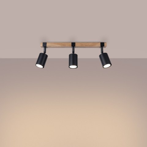 Plafon FAGER 3 czarny Plafon FAGER 3 czarny