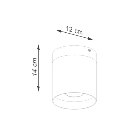 Plafon RIF biały Plafon RIF biały