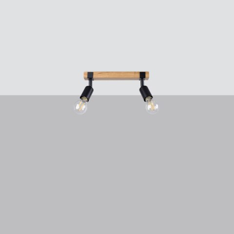 Plafon ZUCA 2 czarny Plafon ZUCA 2 czarny