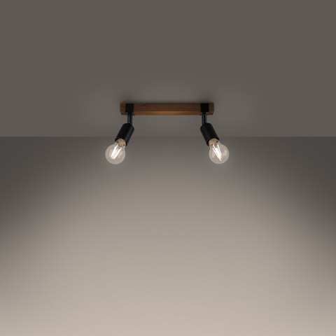 Plafon ZUCA 2 czarny Plafon ZUCA 2 czarny