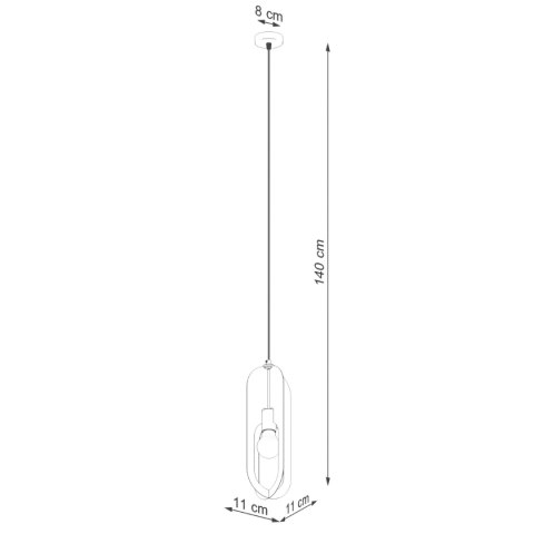 Lampa wisząca NICUS 1 biała Lampa wisząca NICUS 1 biała