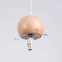 Lampa wisząca PEKKA 1 biała/naturalne drewno Lampa wisząca PEKKA 1 biała/naturalne drewno