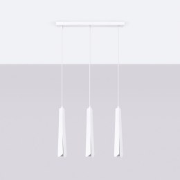 Lampa wisząca PRYSM 3L biała
