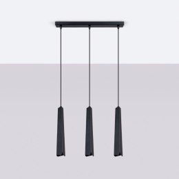 Lampa wisząca PRYSM 3L czarna