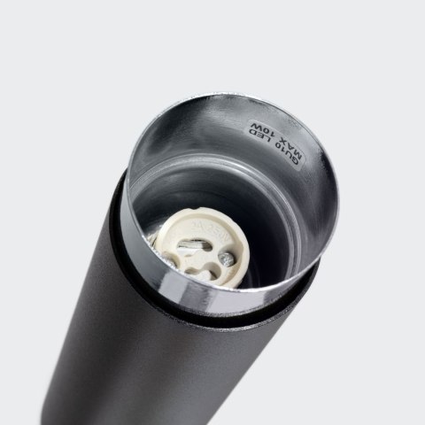 Plafon NERO 12,5 czarny/chrom Plafon NERO 12,5 czarny/chrom