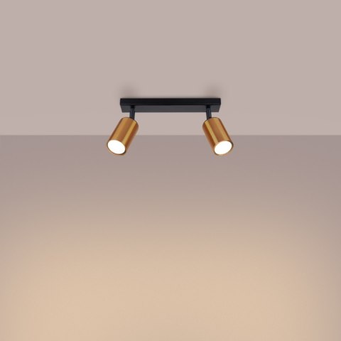 Plafon WINX 2 czarny/miedź Plafon WINX 2 czarny/miedź