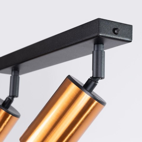 Plafon WINX 2 czarny/miedź Plafon WINX 2 czarny/miedź