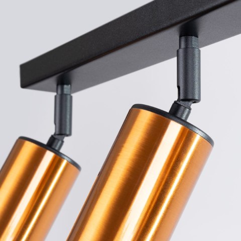 Plafon WINX 3 czarny/miedź Plafon WINX 3 czarny/miedź