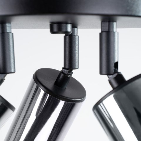 Plafon WINX 3P czarny/chrom Plafon WINX 3P czarny/chrom