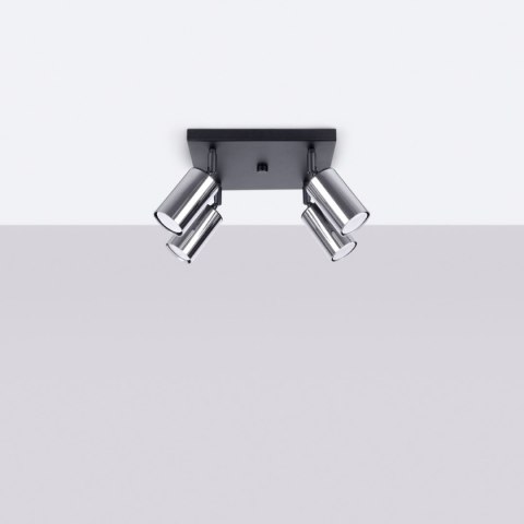 Plafon WINX 4 czarny/chrom Plafon WINX 4 czarny/chrom