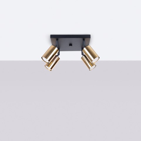 Plafon WINX 4 czarny/złoty Plafon WINX 4 czarny/złoty