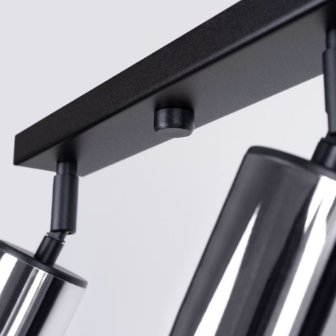 Plafon WINX 4L czarny/chrom Plafon WINX 4L czarny/chrom