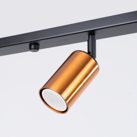 Plafon WINX 6L czarny/miedź Plafon WINX 6L czarny/miedź