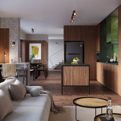 Plafon WINX 6L czarny/miedź Plafon WINX 6L czarny/miedź