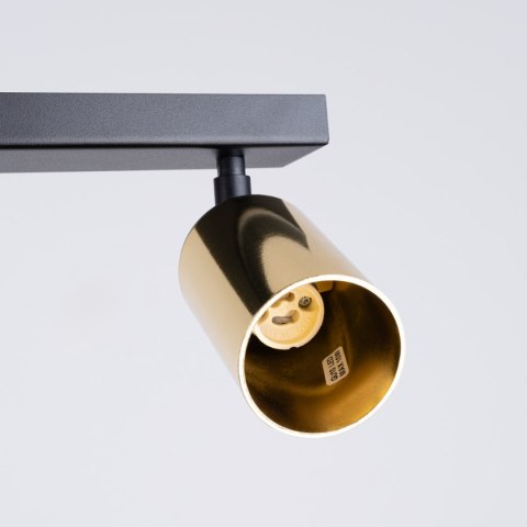 Plafon WINX 6L czarny/złoty Plafon WINX 6L czarny/złoty