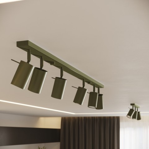 Kinkiet RING zielony oliwkowy