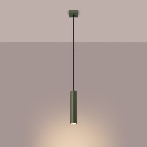 Lampa wisząca LAGOS 1 zielona oliwka Lampa wisząca LAGOS 1 zielona oliwka