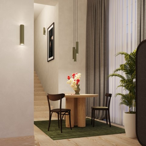 Lampa wisząca LAGOS 1 zielona oliwka Lampa wisząca LAGOS 1 zielona oliwka