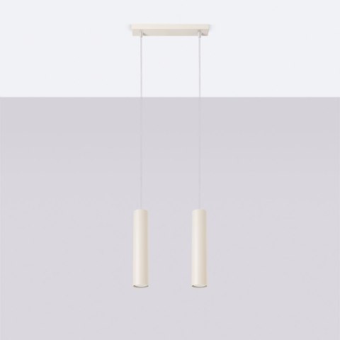 Lampa wisząca LAGOS 2 beżowa Lampa wisząca LAGOS 2 beżowa