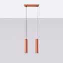 Lampa wisząca LAGOS 2 ochra czerwona Lampa wisząca LAGOS 2 ochra czerwona