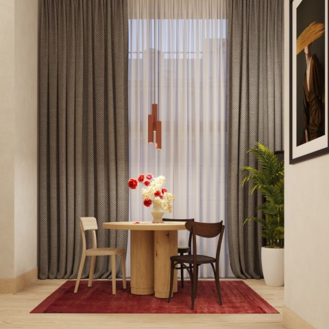 Lampa wisząca LAGOS 2 ochra czerwona Lampa wisząca LAGOS 2 ochra czerwona