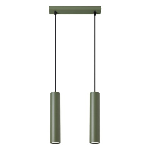 Lampa wisząca LAGOS 2 zielona oliwka Lampa wisząca LAGOS 2 zielona oliwka