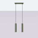 Lampa wisząca LAGOS 2 zielona oliwka Lampa wisząca LAGOS 2 zielona oliwka
