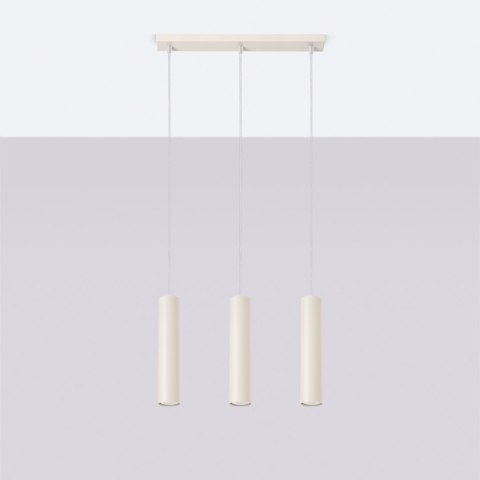 Lampa wisząca LAGOS 3L beżowa Lampa wisząca LAGOS 3L beżowa