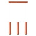 Lampa wisząca LAGOS 3L ochra czerwona Lampa wisząca LAGOS 3L ochra czerwona