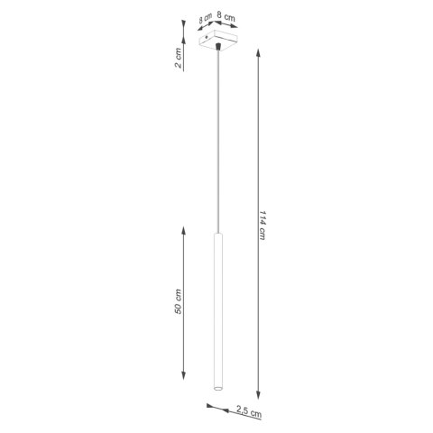 Lampa wisząca PASTELO 1 zielona oliwka Lampa wisząca PASTELO 1 zielona oliwka