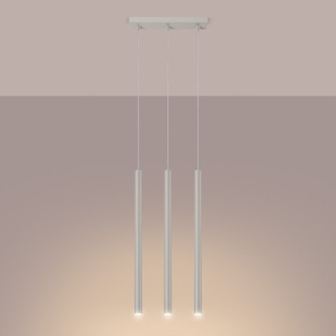 Lampa wisząca PASTELO 3 beżowa Lampa wisząca PASTELO 3 beżowa