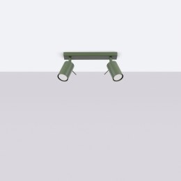 Plafon RING 2 zielony oliwkowy