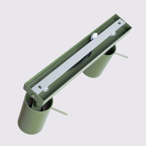 Plafon RING 2 zielony oliwkowy Plafon RING 2 zielony oliwkowy