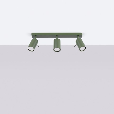 Plafon RING 3L zielony oliwkowy Plafon RING 3L zielony oliwkowy