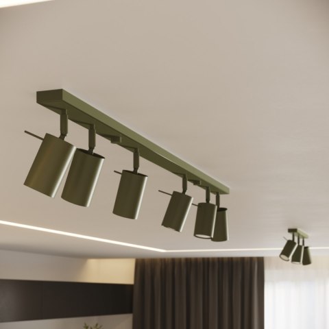 Plafon RING 3L zielony oliwkowy Plafon RING 3L zielony oliwkowy