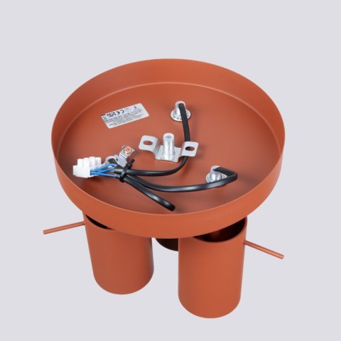 Plafon RING 3P ochra czerwona Plafon RING 3P ochra czerwona