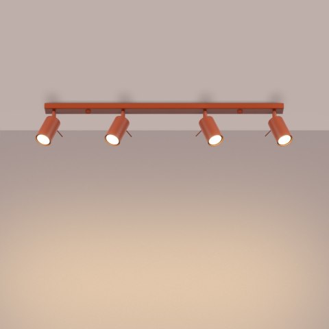 Plafon RING 4L ochra czerwona Plafon RING 4L ochra czerwona