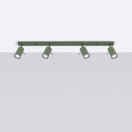 Plafon RING 4L zielony oliwkowy